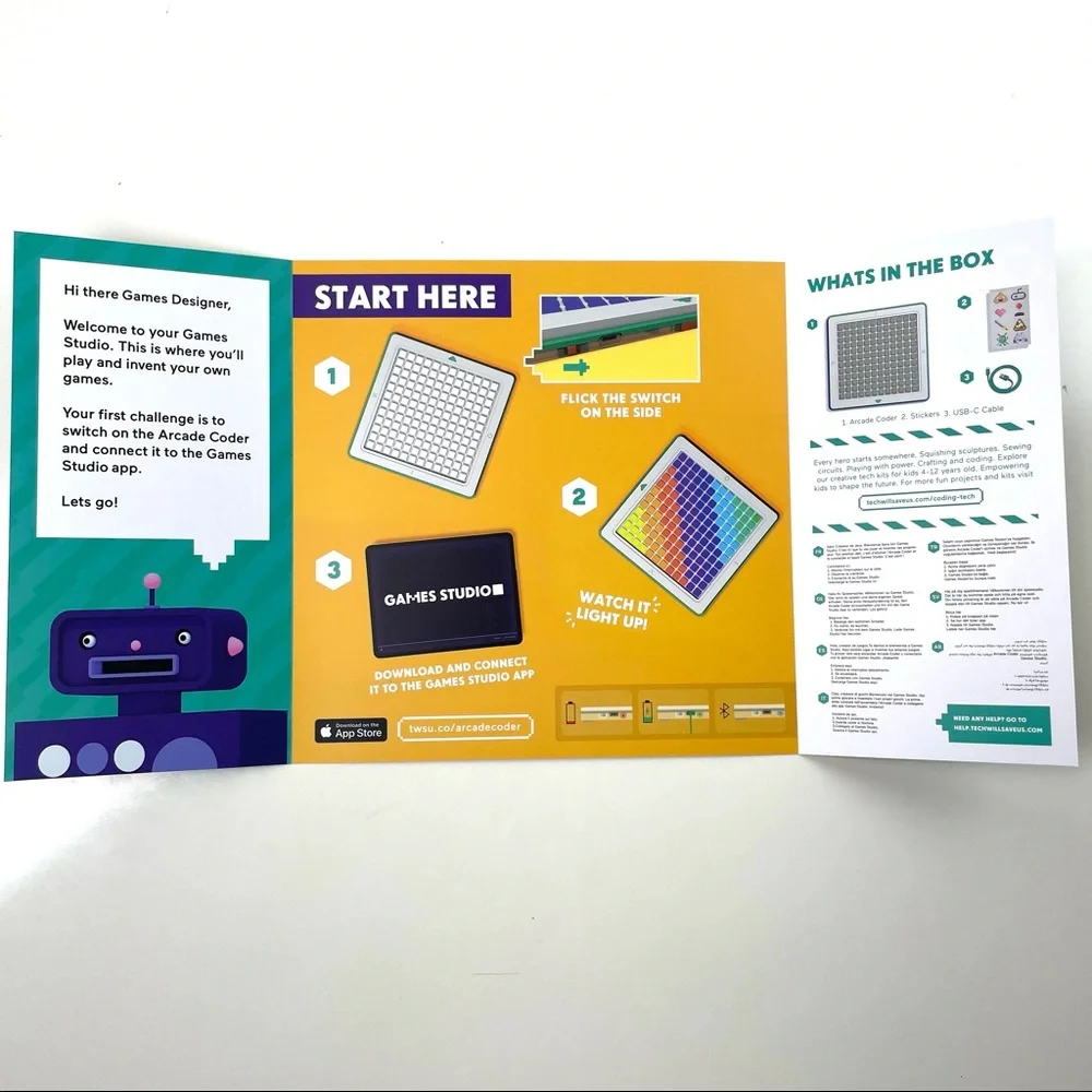 Arcade Coder by Tech Will Save Us Educational Games Console, Ages 6-12 a…